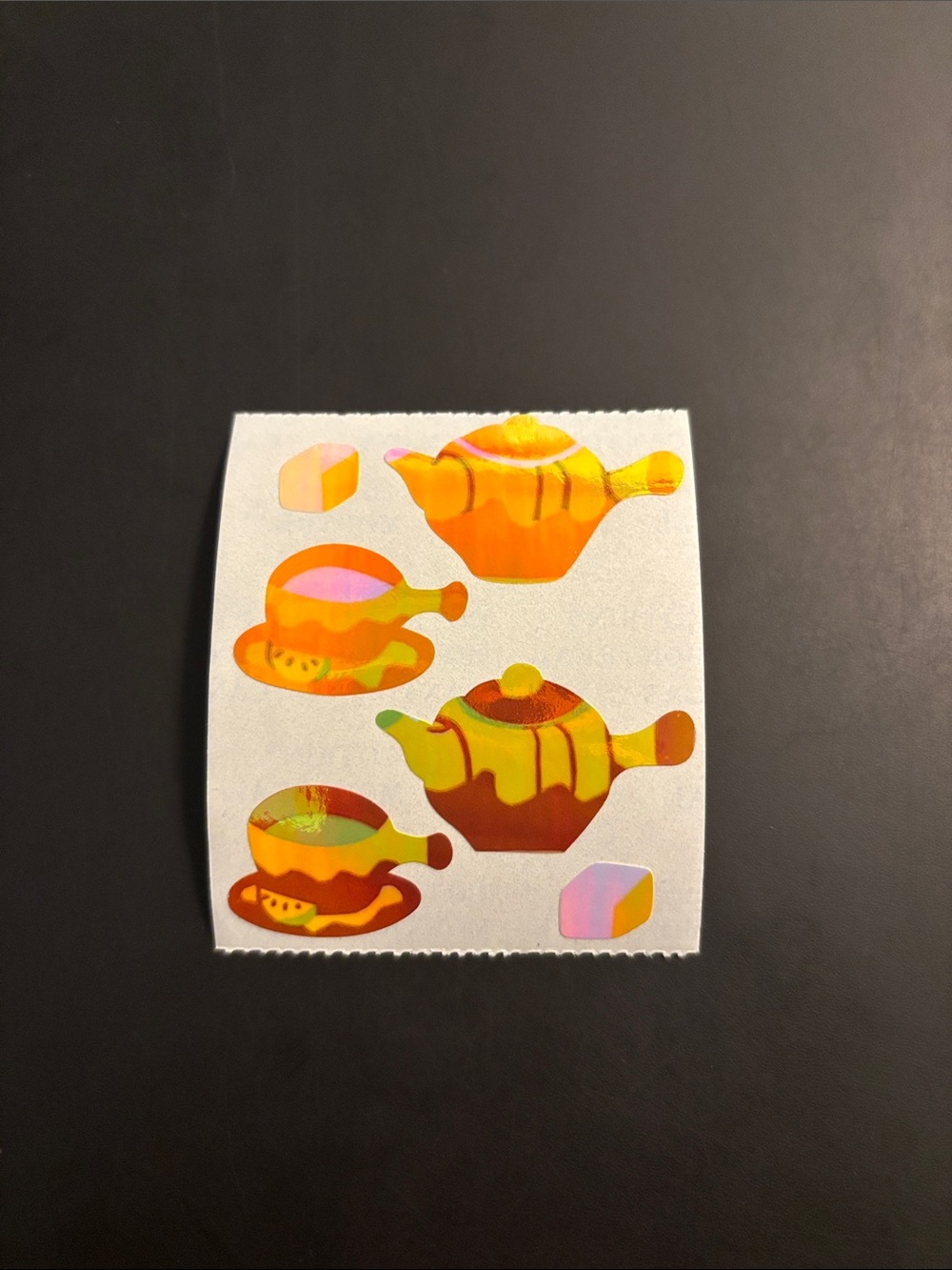 Cotrin Tea SetPearly Sticker Mod Vintage 80's